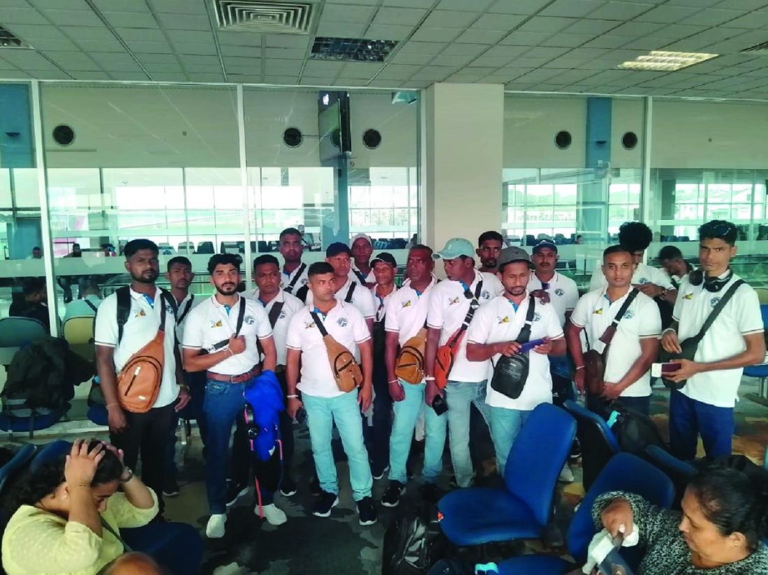 Workers ready to fly out to their new jobs